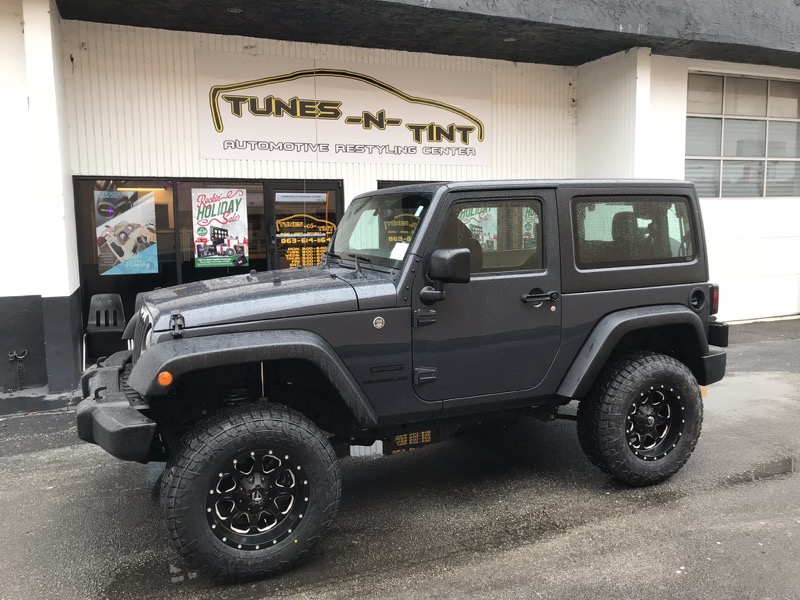 Auburndale Client Upgrades Jeep Wrangler Sport Suspension and Wheels ...